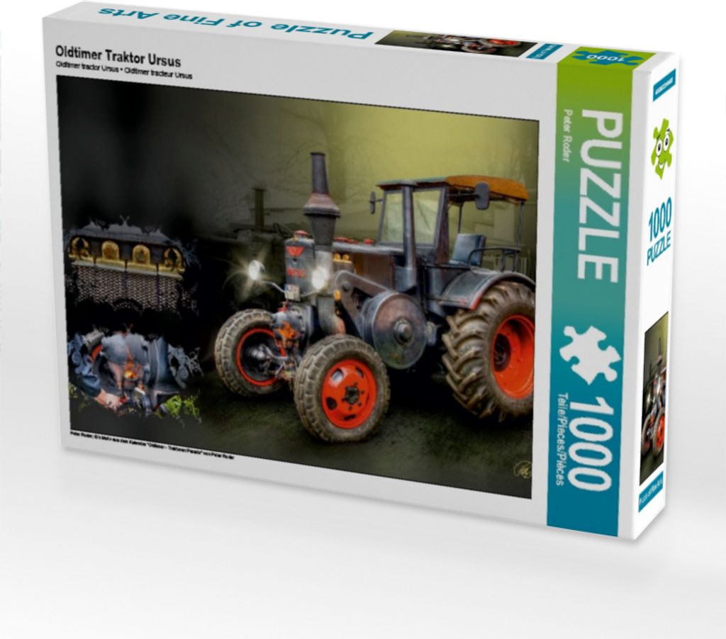 Calvendo Oldtimer Traktor Ursus 1000 Teile Puzzle quer 640x480mm, Roder Peter; 7302163