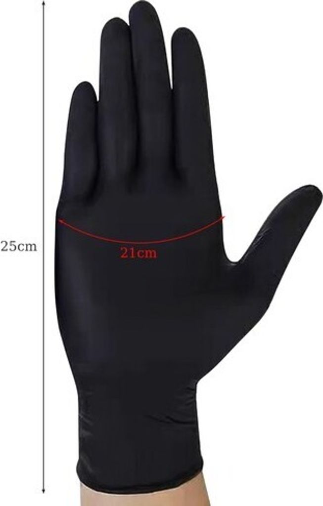 Mercator Medical Nitrylex Einmalhandschuhe, schwarz, Produktbild 17