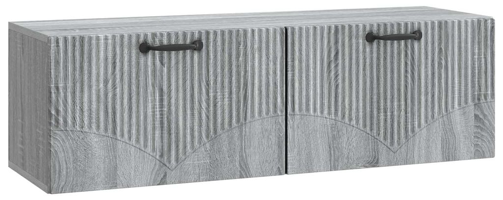 Wandmontierter TV-Schrank Graues Sonoma 98 x 31 x 30 cm