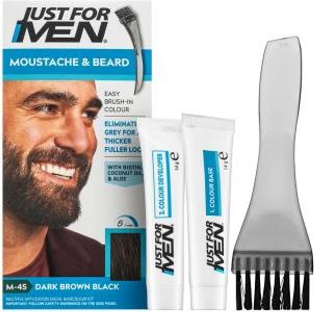 Just For Men Moustache & Beard Color Bartfarbe M45 Dark Produktbild 