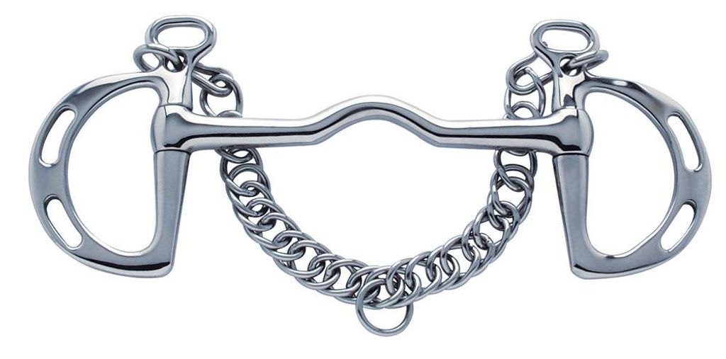 Springkandare, Edelstahl grau, 12,5 cm