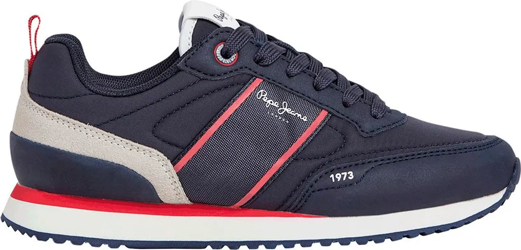 Pepe Jeans Dublin Clue Baskets Bleu Taille 40 pour Garçon en Toile
