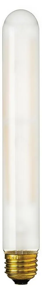 Lot 4 Ampoules LED Tubulaires E27 T10 Dépolies 230V - Éclairage Dimmable