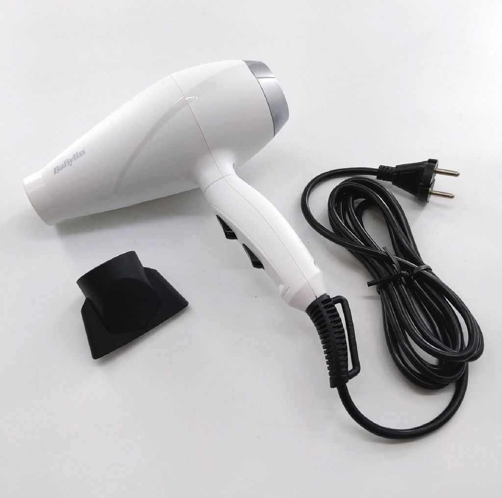 BaByliss 2000 Profi-Haartrockner Pro Speed matt Weiß AC Produktbild 