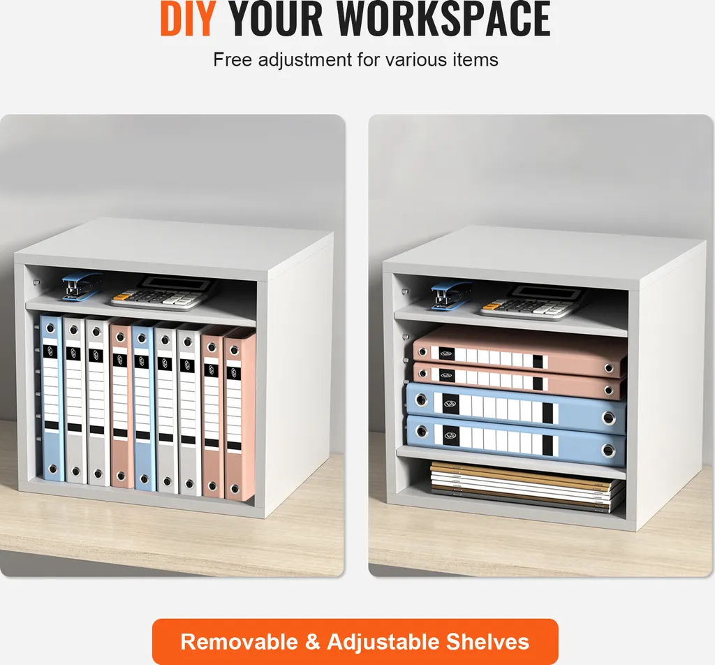 Organiseur de documents blanc multi-compartiments pour tri courrier - 5