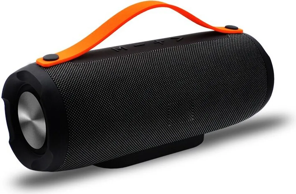 Enceinte sans fil 10W Stéréo avec caisson de basses et Radio FM Noire