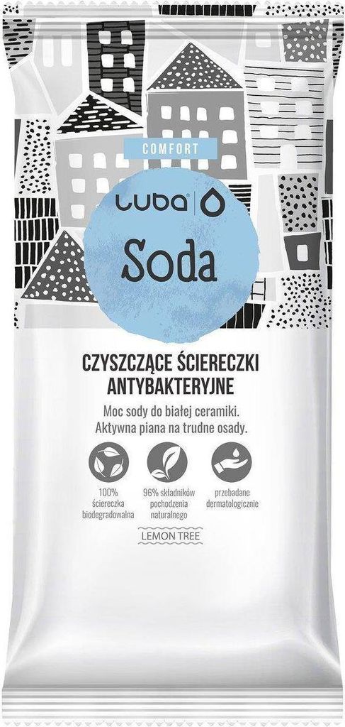 Luba Komfort Hygienetücher mit Soda, Antibakteriell, 24er-Pack
