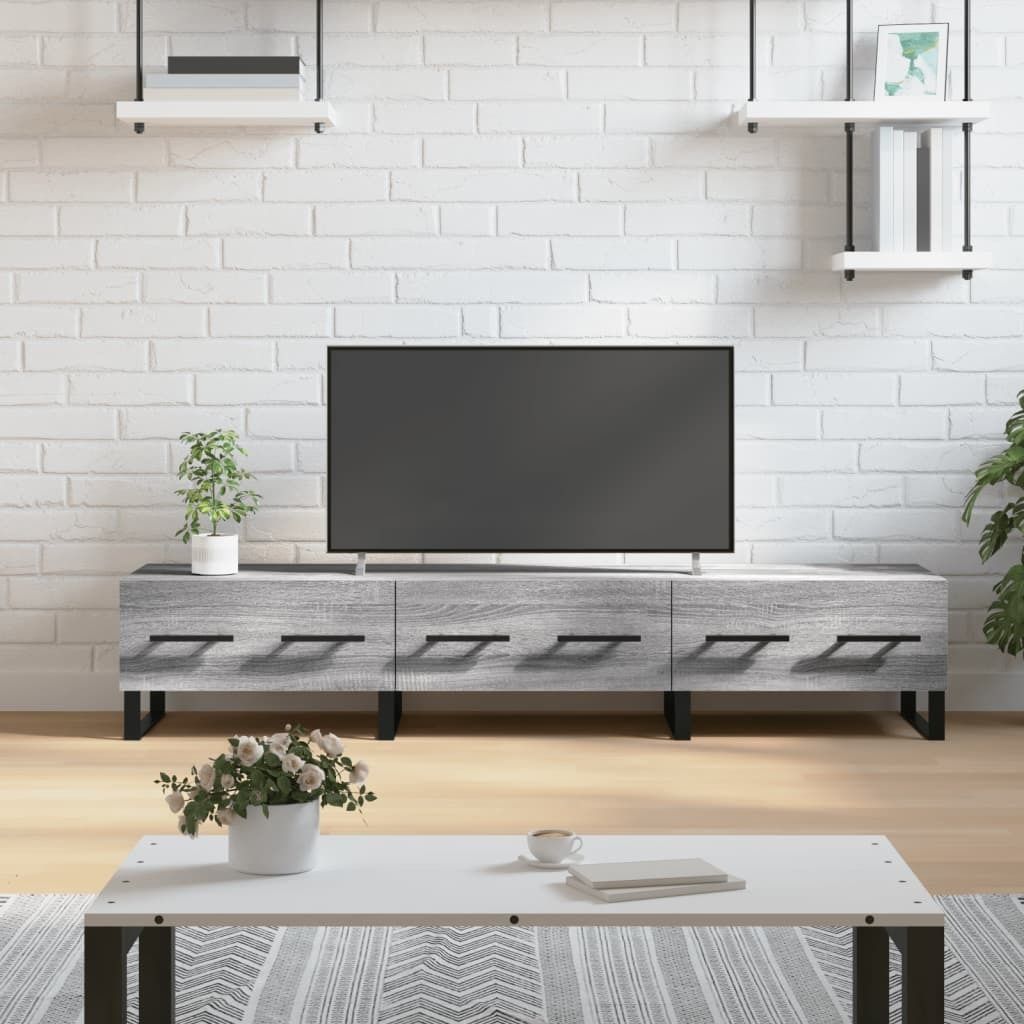 Maison Exclusive - TV-Schrank Grau Sonoma 150x36x30 cm Holzwerkstoff