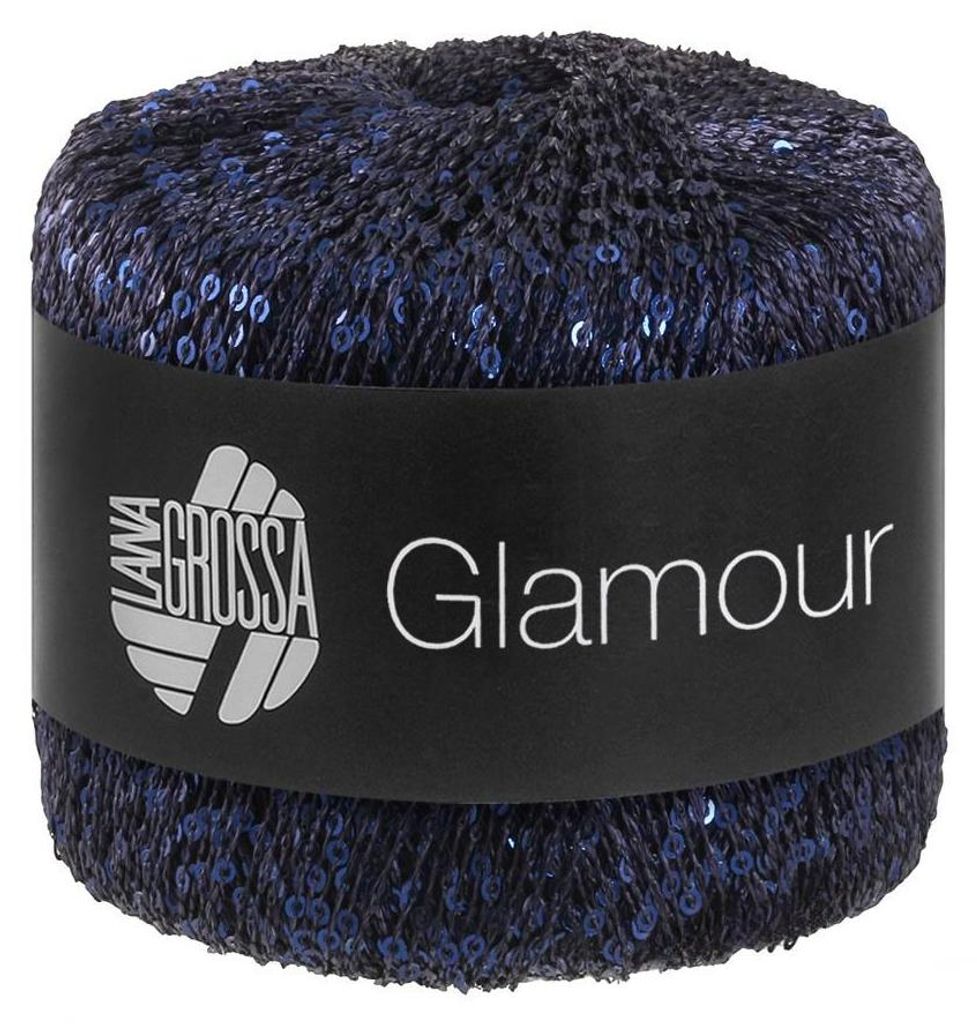 Lana Grossa GLAMOUR 25 g Beilaufgarn mit Pailletten für Produktbild 