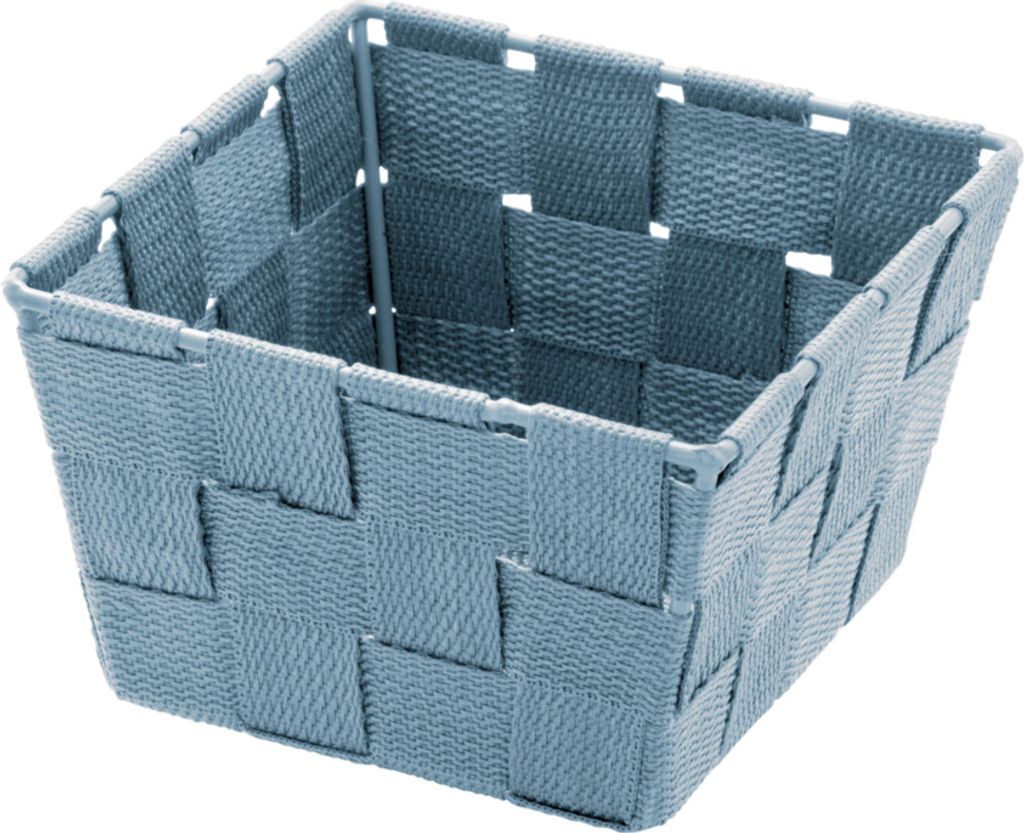 Aufbewahrungskorb Adria Mini Eisblau, quadratisch Produktbild 