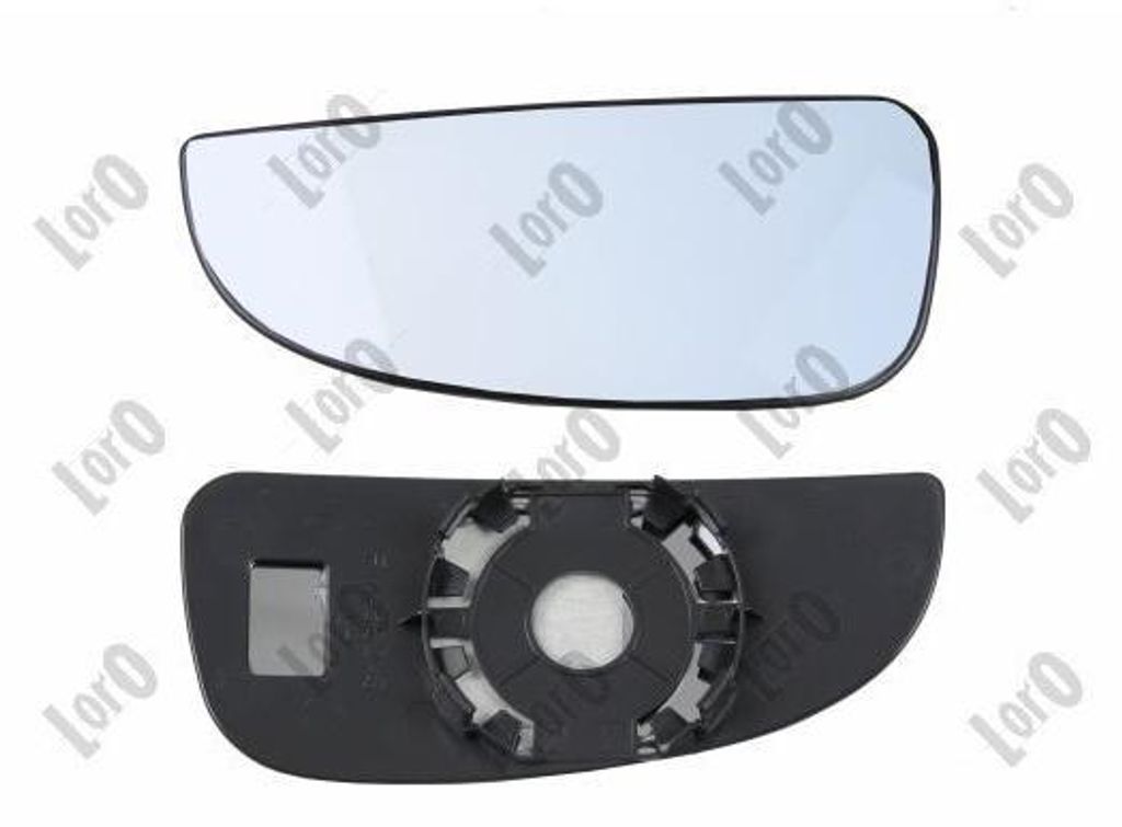 ABAKUS Spiegelglas Außenspiegel Links für FIAT Ducato Kastenwagen (250, 290) Konvex 0536G05