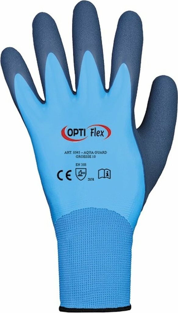 12 Paar Arbeitshandschuhe Feldtmann OPTI FLEX 0545 blau Größe 7