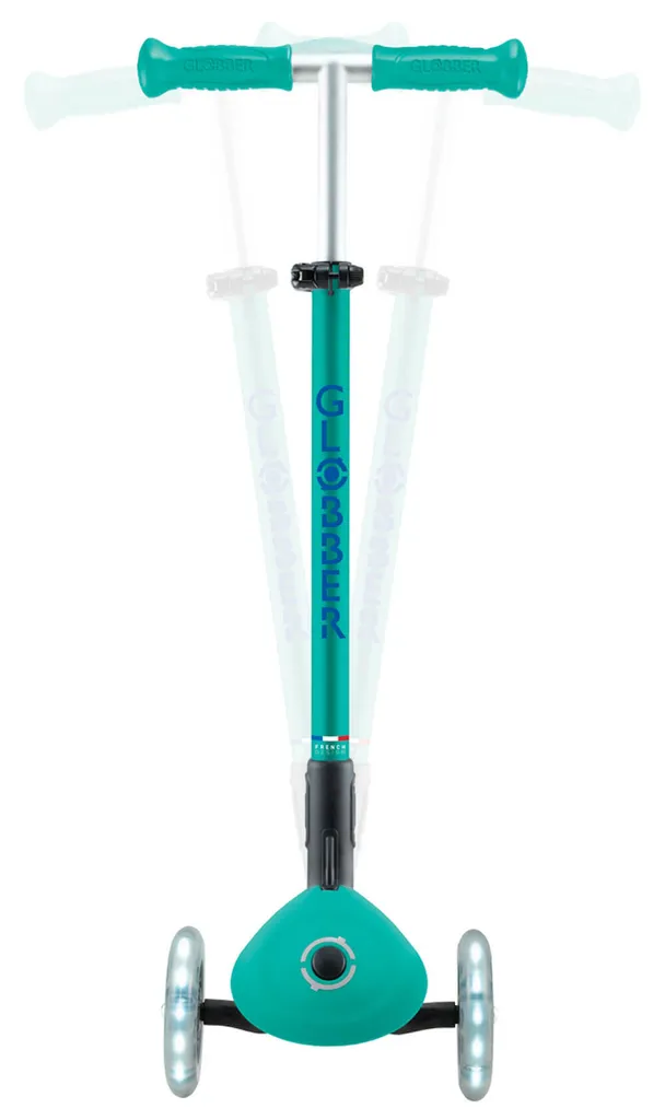 Globber Primo Foldable Plus Light - Scooter à 3 roues pliable bleu foncé