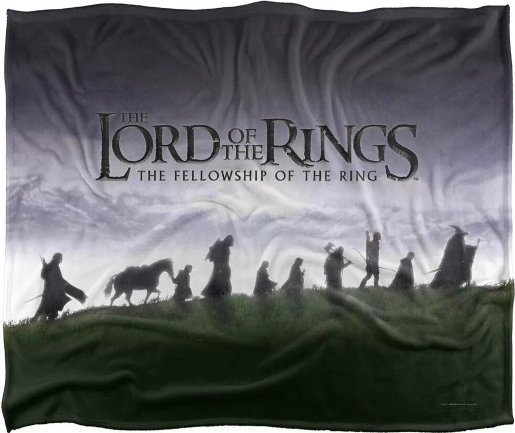 Couverture polaire colorée Lord Of The Rings taille unique