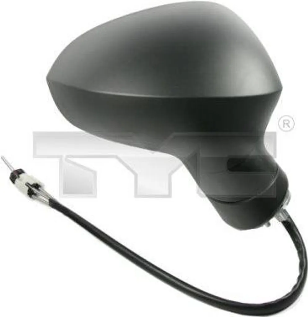 Miroir de Rétroviseur TYC 331-0060 avec Coque OE 6J0857507C Ibiza