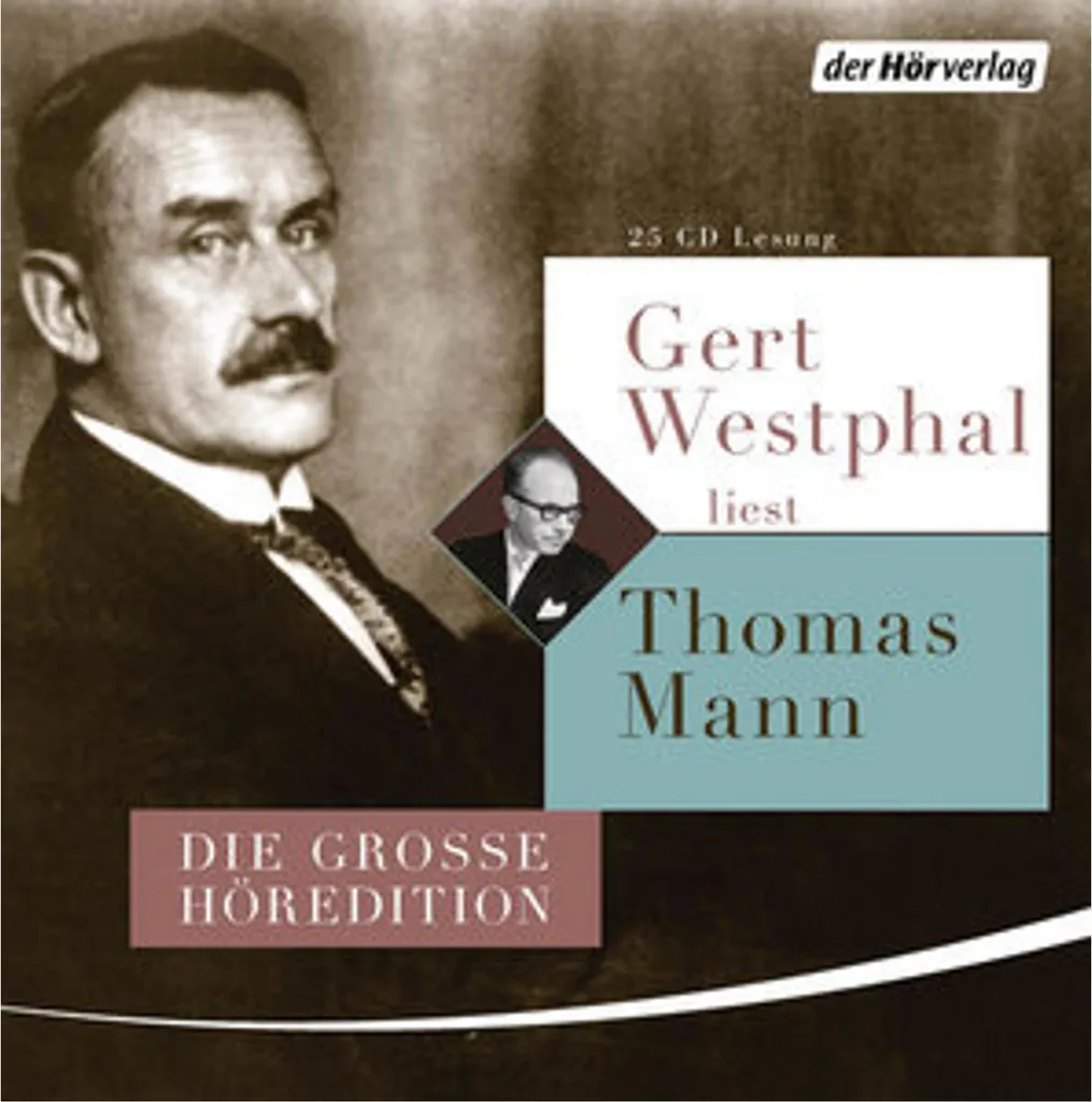 Livre Audio Thomas Mann lu par Gert Westphal - Edition Collector Deutsche