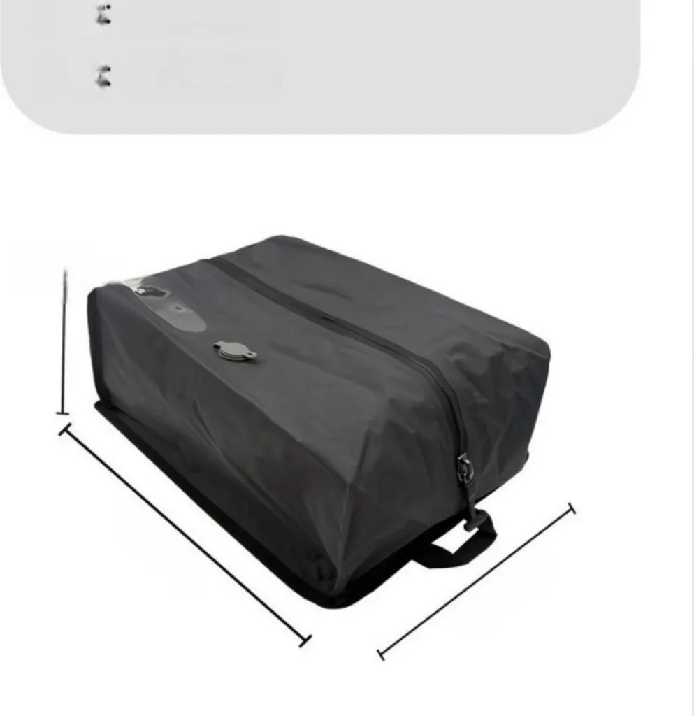 Sac de Voyage Sous Vide Étanche et Réutilisable en TPU Noir Incassable INF - 5