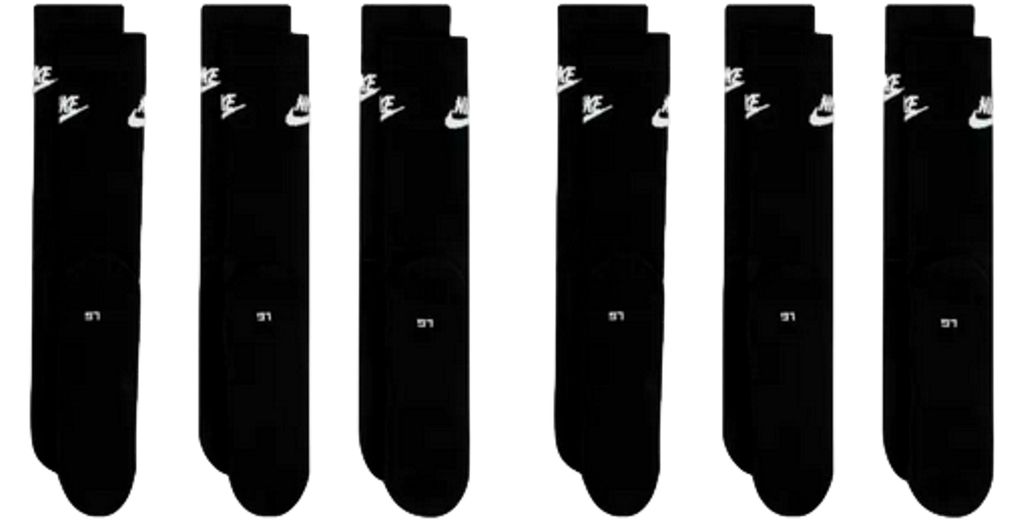 6 Paar NIKE DX5025 Essential CREW Socken Damen, Herren, Produktbild 