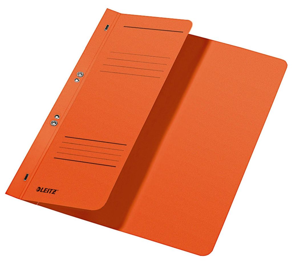 Leitz Ösenhefter 37400045 DIN A4 kfm. Heftung Karton orange