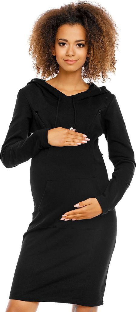 PeeKaBoo Umstandskleid für Damen Bhremsa schwarz L