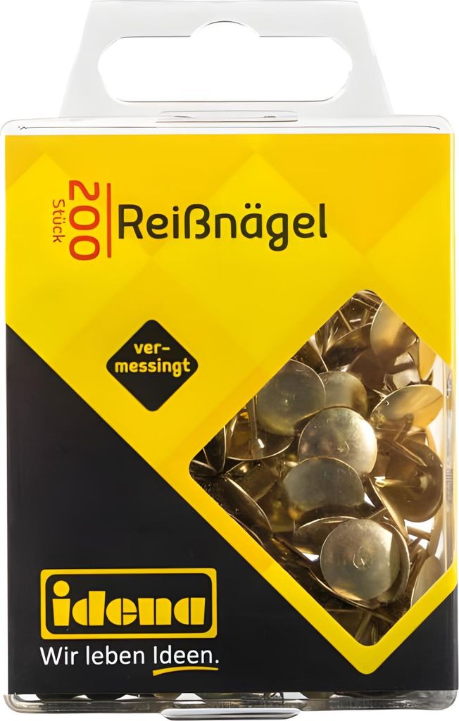 Idena 334026 - Reißnägel, 200 Stück Produktbild 