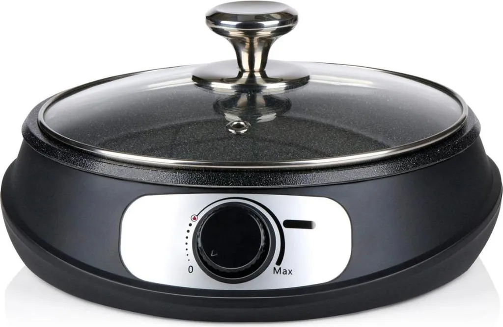 Poêle électrique 24V grill et teppanyaki Ø26cm spécial camping et camion