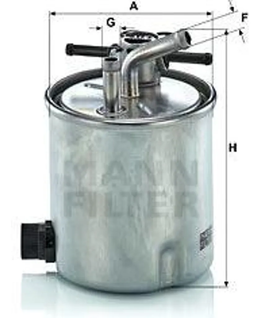 Filtre à carburant pour Nissan X-Trail et Patrol WK 9067 MANN-FILTER Pro