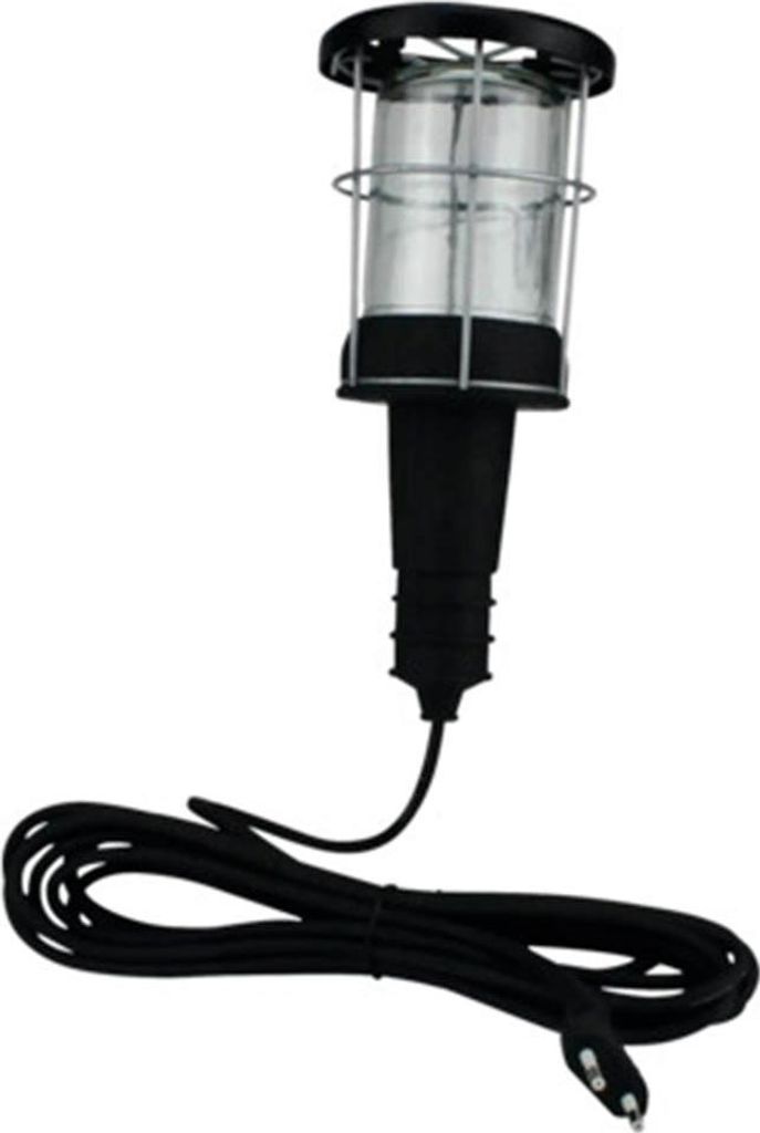 Lampe portative avec cage de protection métallique + 5,0 m Image du produit 