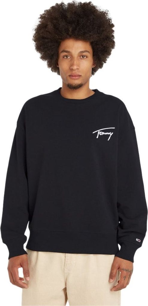 TOMMY HILFIGER Sweatshirt Herren Textil Schwarz SF16573 - Größe: L