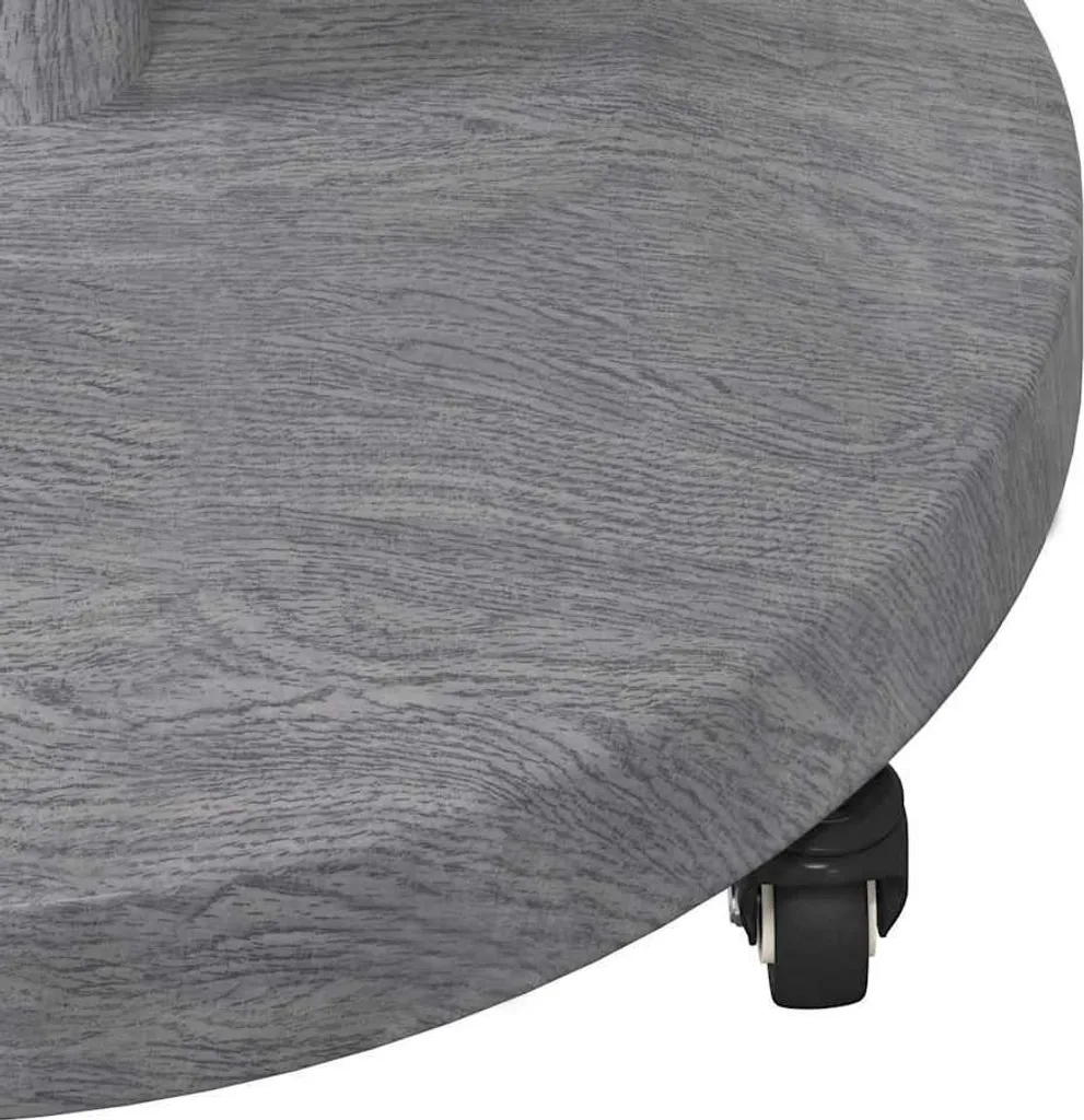 Base per Ombrellone 48x48x32 cm Grigio Scuro - Testata nel Vento - 9