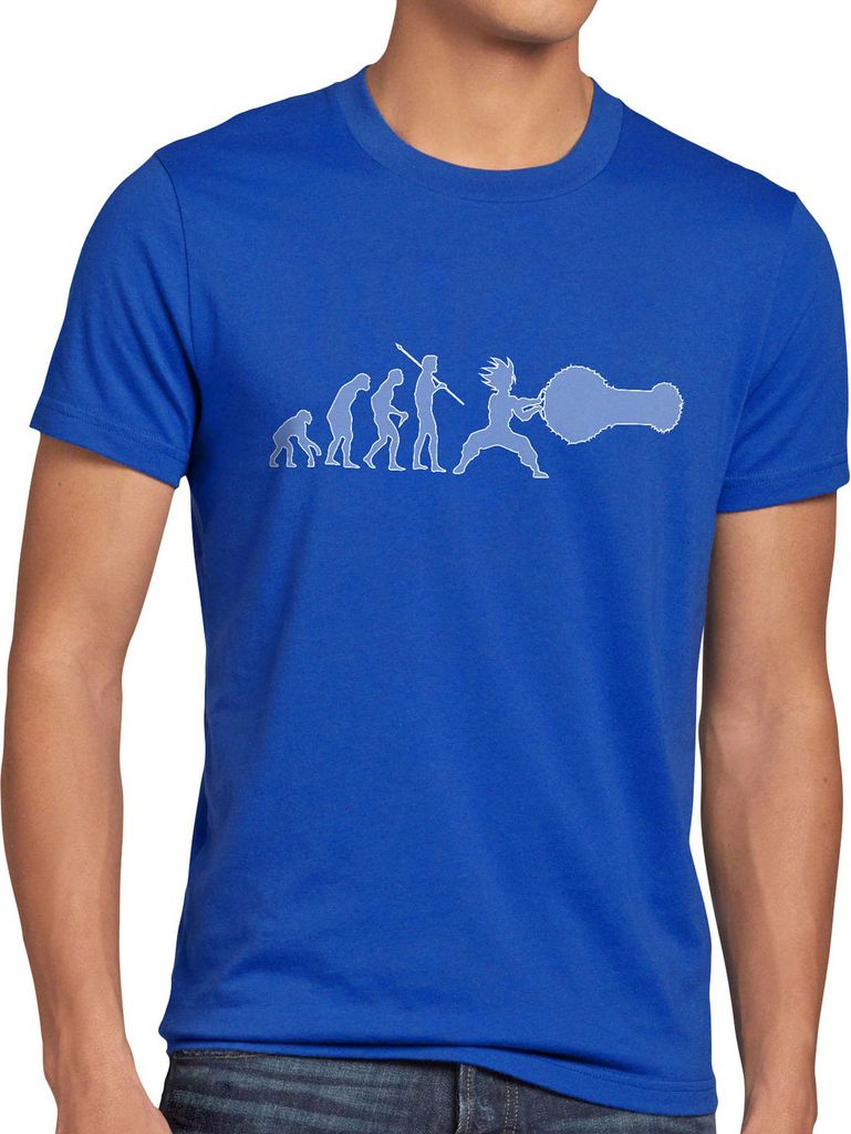 style3 Sayalution Herren T-Shirt Evolution Goku Dragon