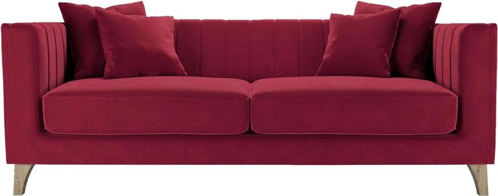 3-Sitzer-Sofa Barra-Velluto 7-wax-black