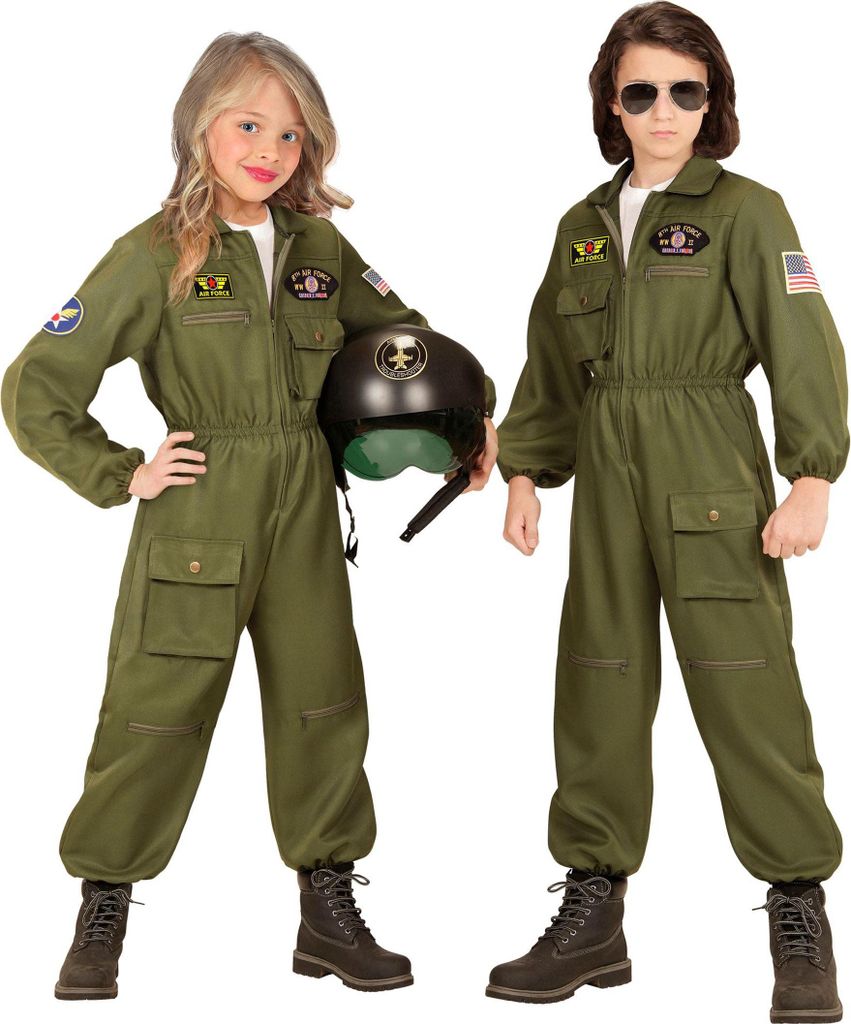 Aeronautica militare jet pilota bambini costume per Immagine del prodotto 