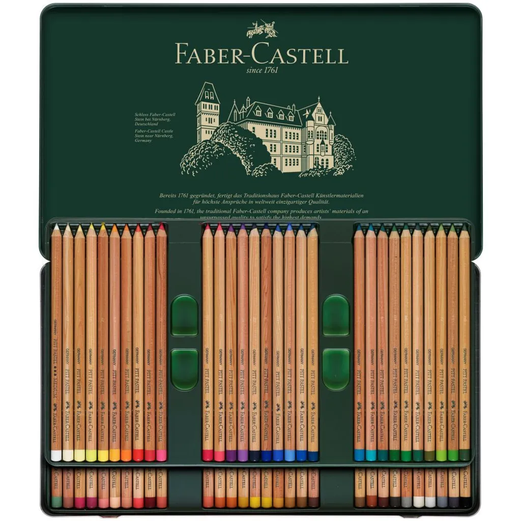 Crayons de couleur Pitt Pastell Faber-Castell mine xl haute densité - 2