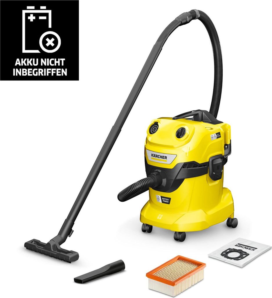 Kärcher Akku-Nass-/Trockensauger WD 4-18 Dual, Produktbild 