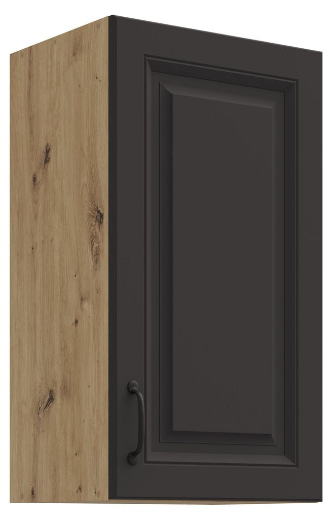 Hängeschrank 40 cm Stilo Grau + Eiche Artisan Küchenzeile Produktbild 