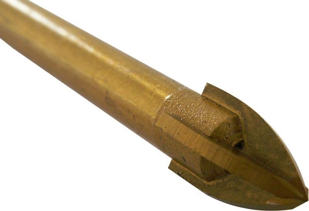 Wiertło do szkła z łbem typu X z trzonkiem 1/4" sześciokątnym Ø 5 mm