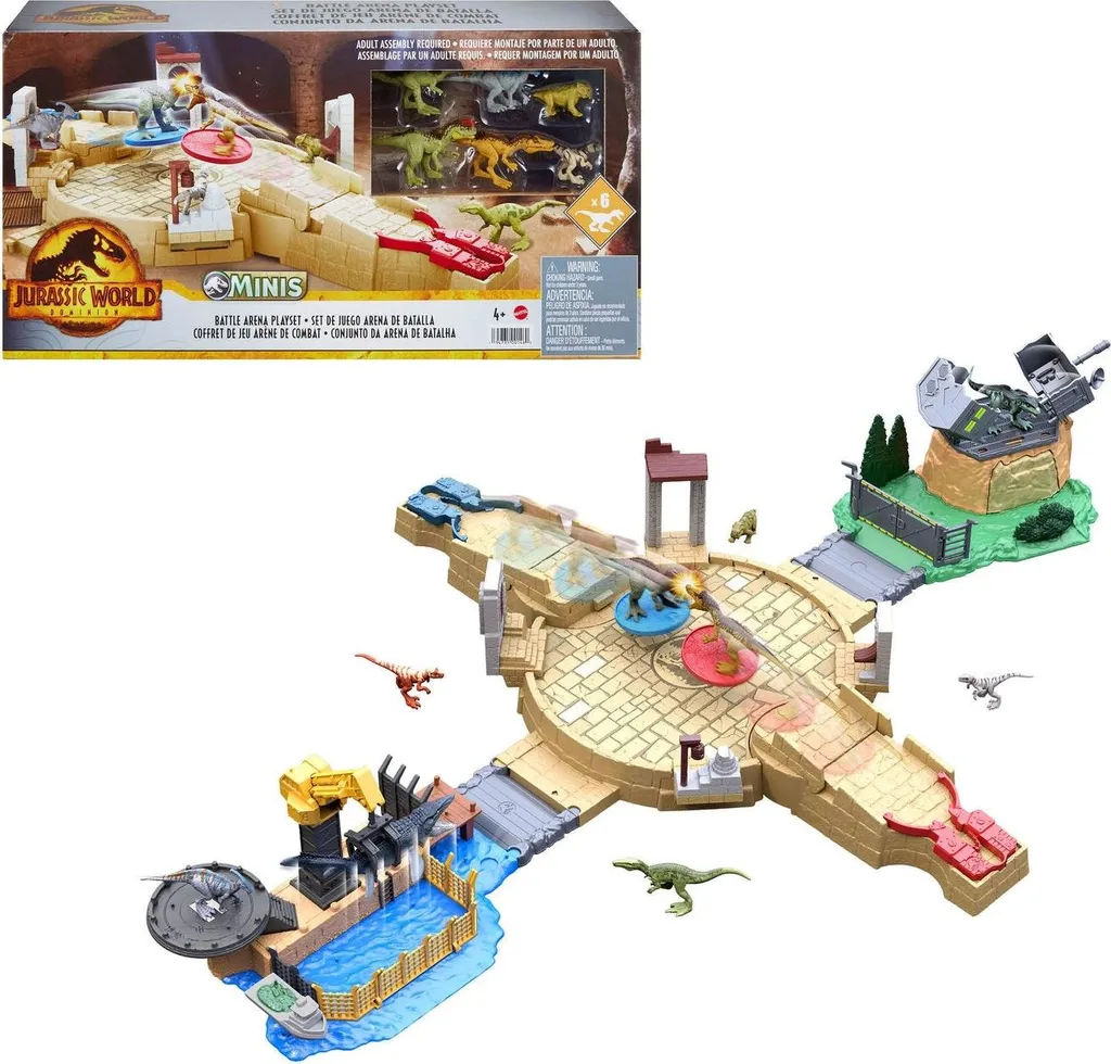 Arène de Combat Jurassic World : Solution de Jeu Propre pour Figurines - 5