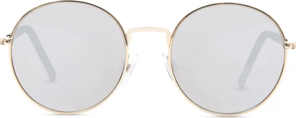 Lunettes Leveler Vans VN0A7Y67GLD1 avec monture dorée et verres sombres
