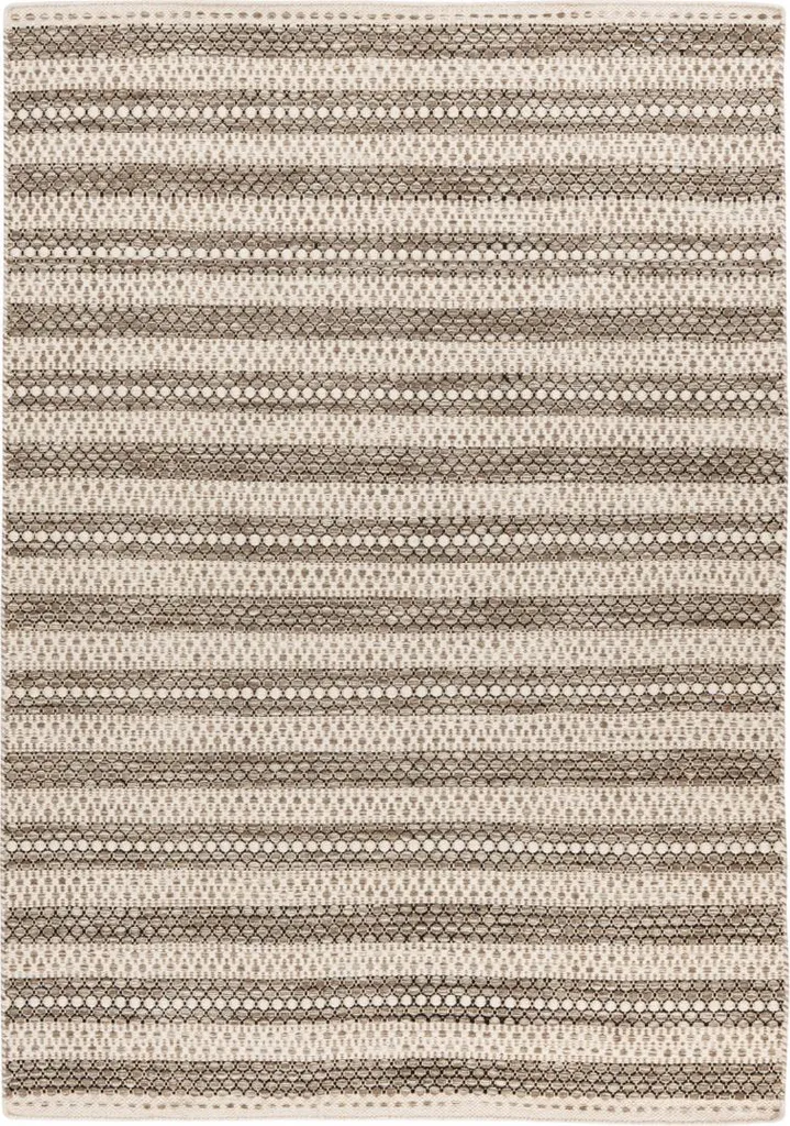 Tapis Jaipur 140x200 cm Taupe - Décoration idéale pour salon et chambre