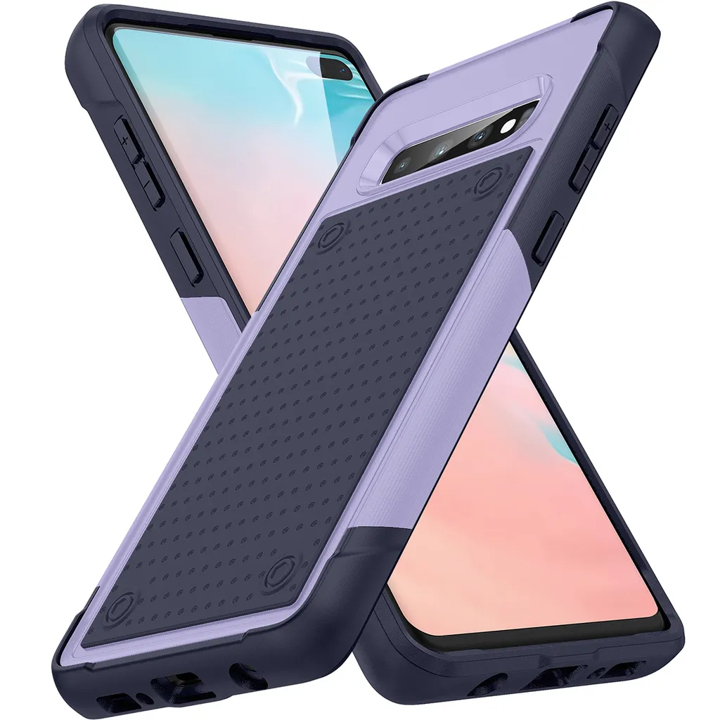 Custodia Samsung Galaxy S10 Plus Viola Blu | Slim Armor Shockproof 2in1