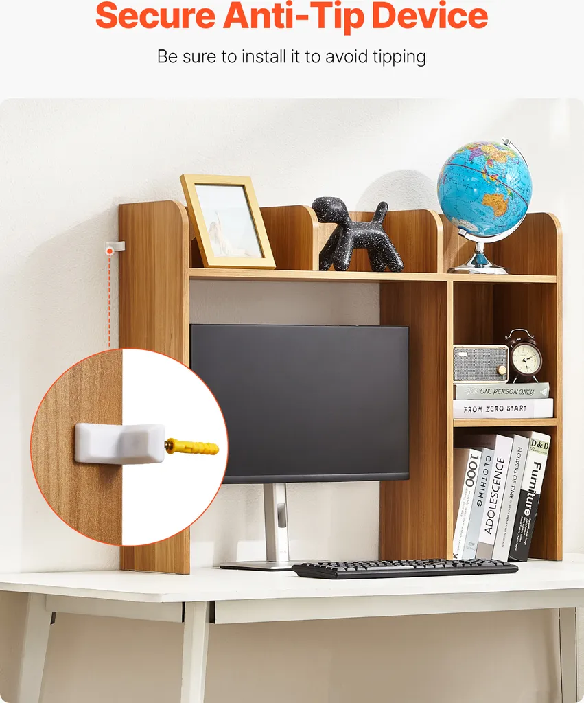 Meuble bureau bibliothèque avec étagère de rangement pour studio