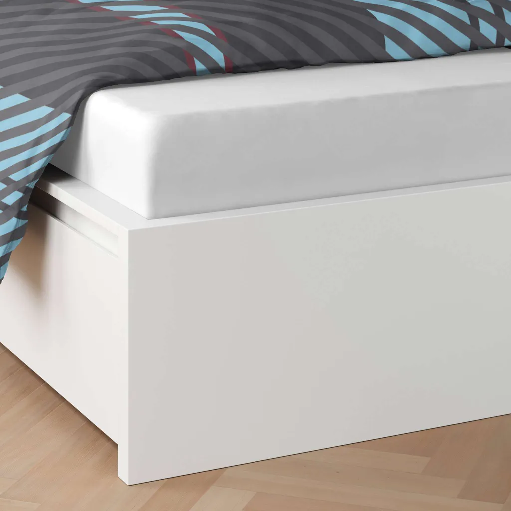 Set Letto ETÉREA Blu 200x220cm: Design Blockberry e Comfort Cotone - 4