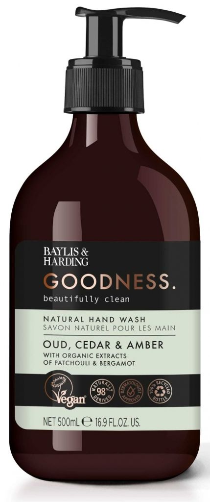 Savon liquide Goodness Oud, Cedar & Amber Savon naturel Image du produit 
