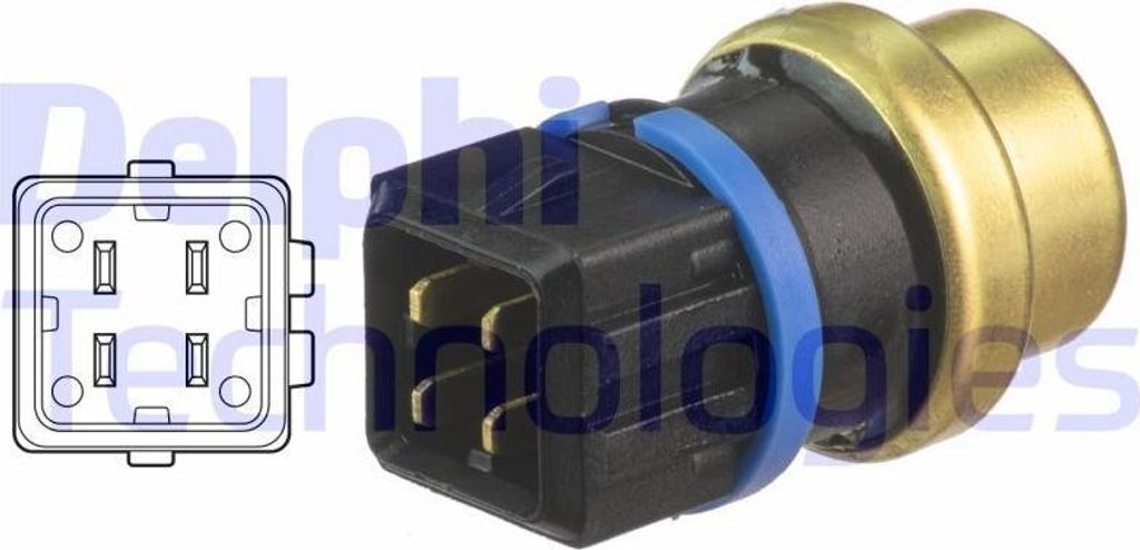 DELPHI Ansauglufttemperatursensor TS10516 für RENAULT CLIO Produktbild 