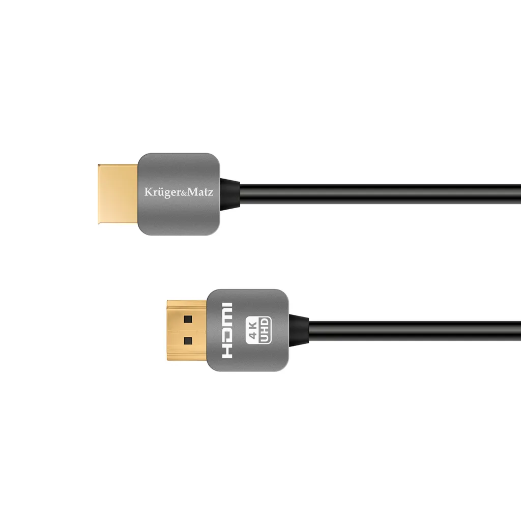 Câble HDMI Kruger&Matz KM0330 3m avec Blindage et Support 4K HDR