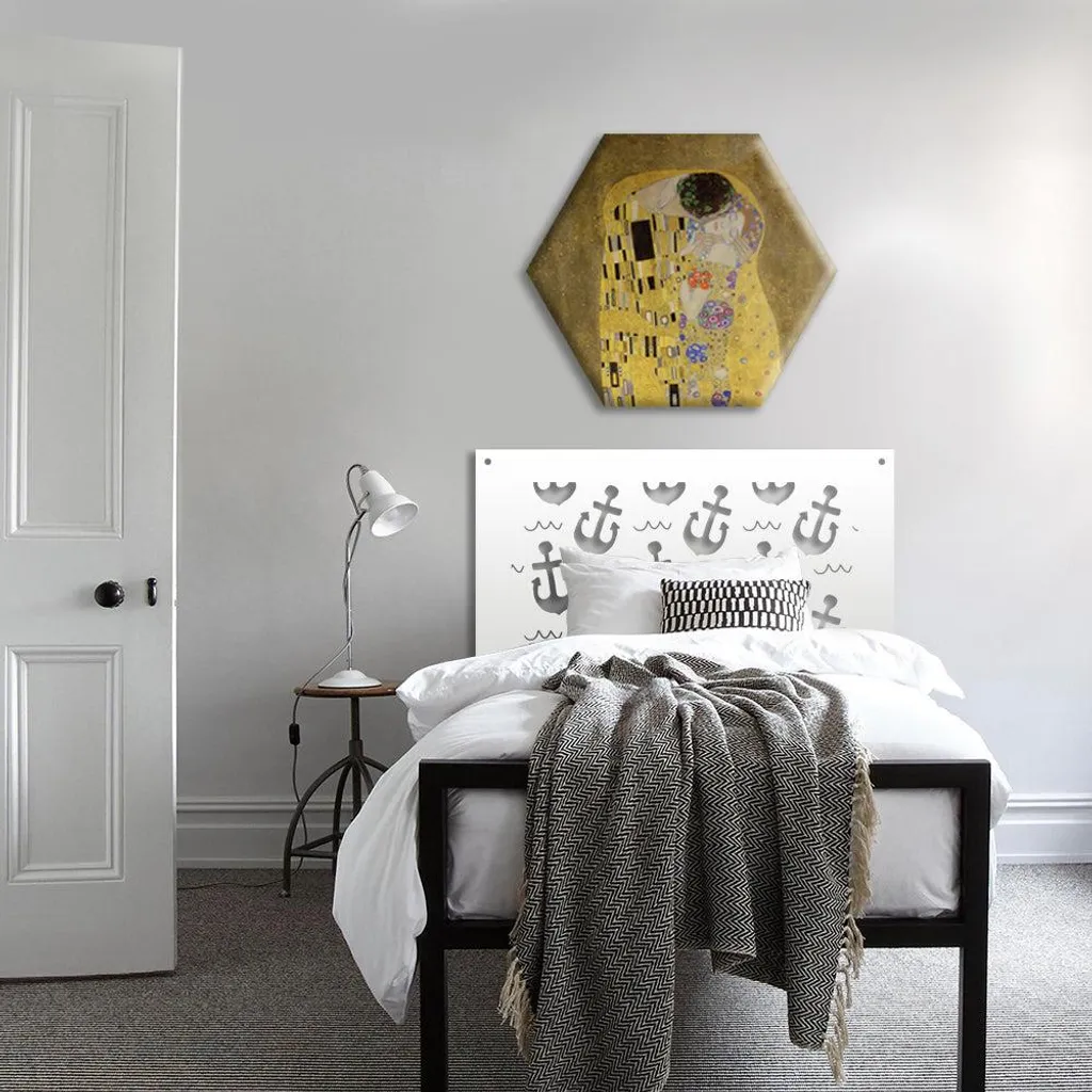 Divisorio PVC Bianco ANCHOR 98x98 cm | Pannello Traforato da Esterno - 1
