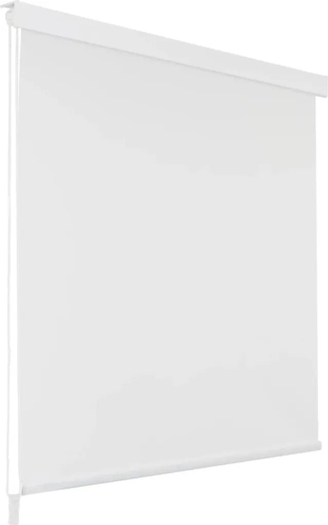 The Living Store Duschrollo 100x240 cm Weiß - 1