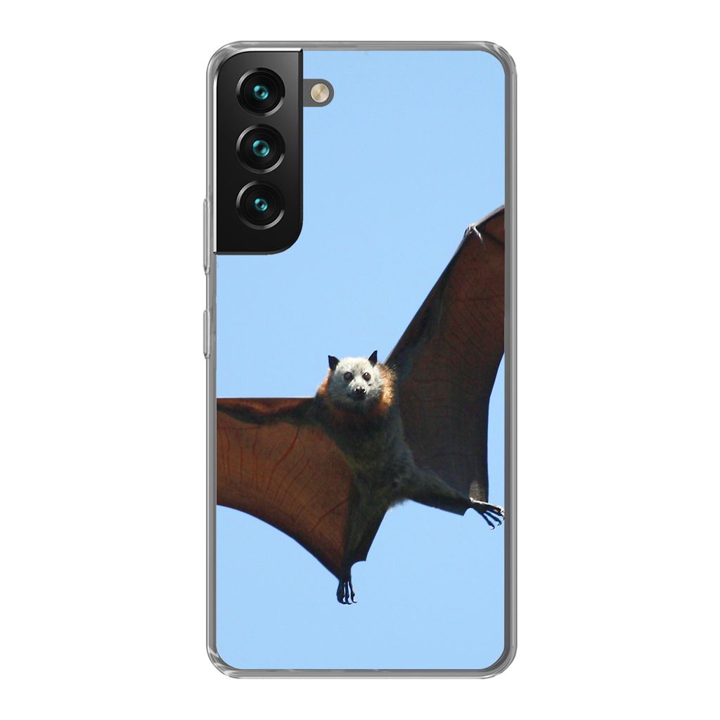 MuchoWow Handyhülle Schutzhülle Hülle für Samsung Galaxy S22 Plus Fledermaus - Luft - Flügel Silikon Softcase Handy Hülle - Schutzabdeckung