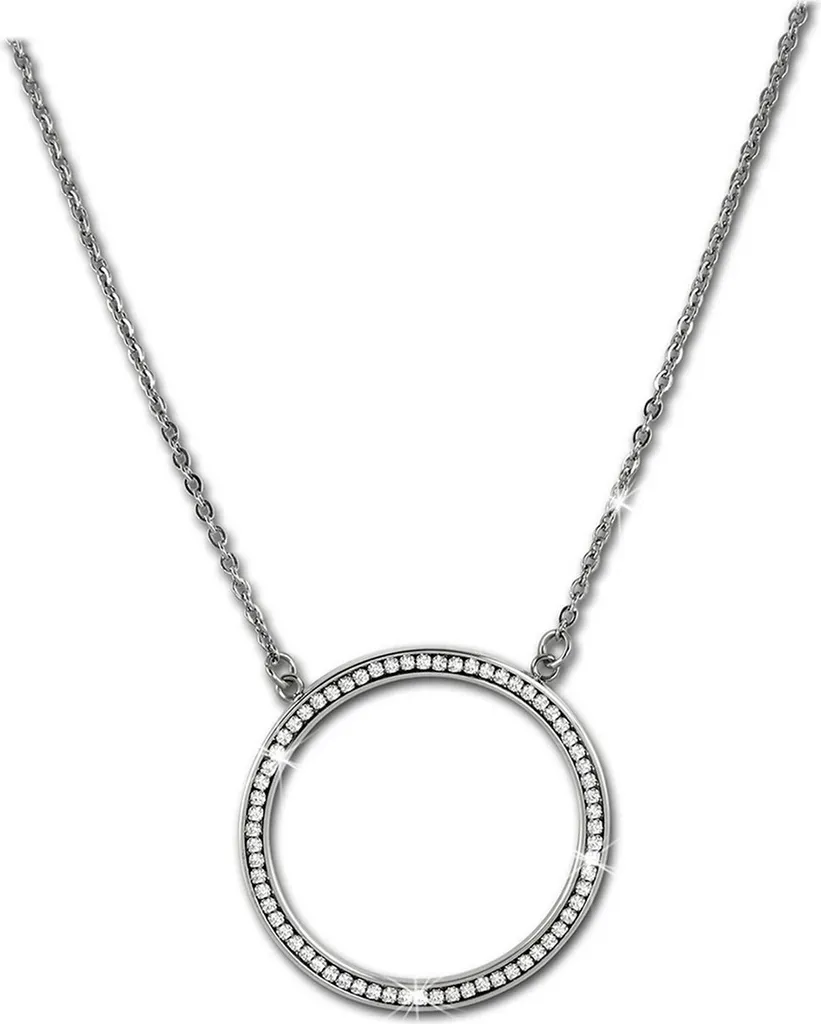 Amello Collana Donna Acciaio Inossidabile 84cm D2ESK101J Argento Bianco